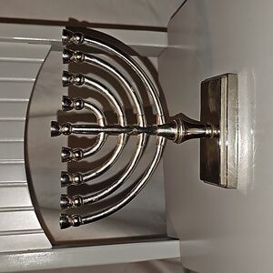 Silver Color Menorah